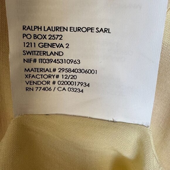 Club Monaco Pink Cream Check Print Puff Sleeve Shark Bite Hem Midi Dress Size 12 - Picture 16 of 16